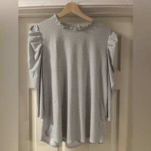Women’s size M polka dot blouse